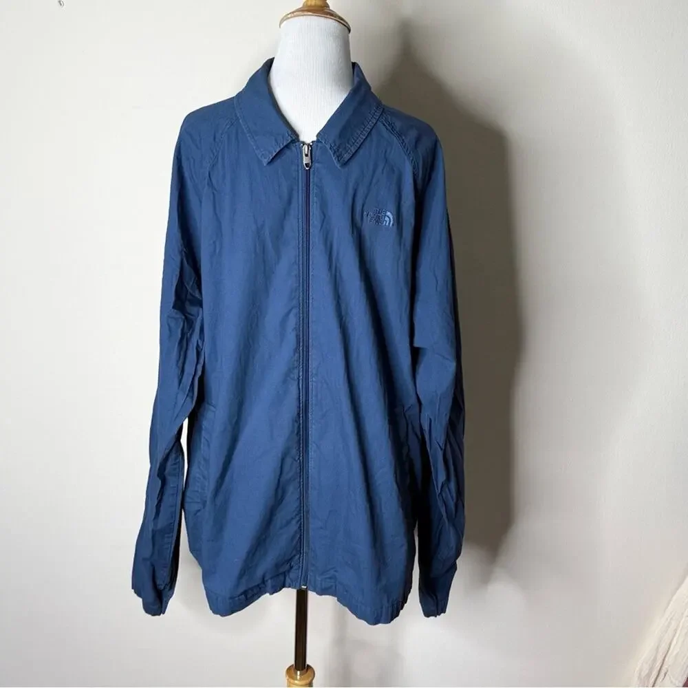 The North Face Shady Blue RipStop Coaches Jacket